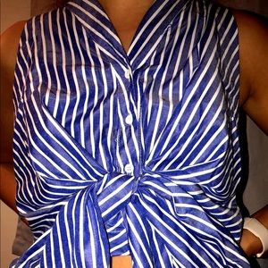 Hollister tee button shirt